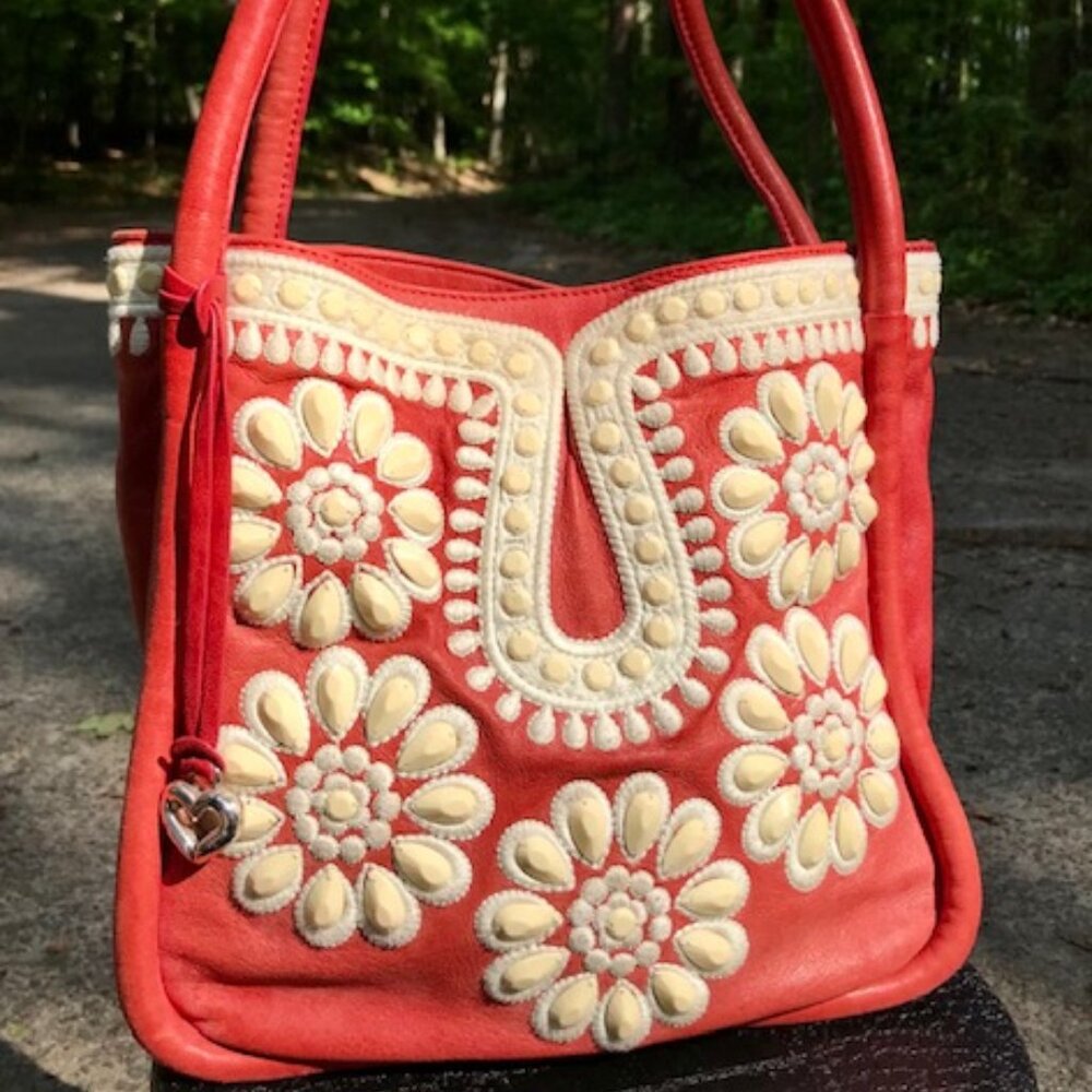 Brighton, Coral-Red, Winslet Handbag